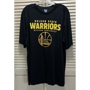 NBA TX3 Golden State Warriors Graphic Logo Shirt Short‎ Sl Size XL Basketball